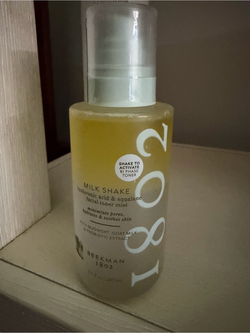 Beekman 1802 Milk Shake Facial Toner Mist 8.1 fl oz New Sealed